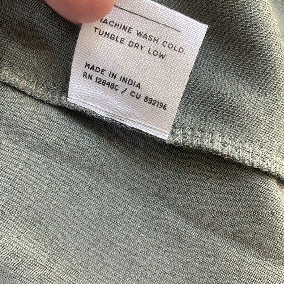 PACT Open Cardigan Sweater Women Sz M/L Green 100% Organic Cotton Lounge - Picture 6 of 11